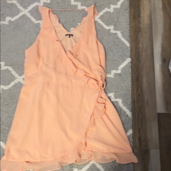 Peach wrap dress - Picture 5 of 6
